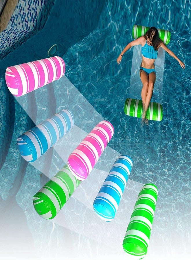 HaRvic 4 in 1 Inflatable Swimming Pool Float Bed Water Hammock for Adults Kids Swimming Pool Lake Party Vacation Fun Rest Saddle Outdoor Beach Drifter Raft Lounge Bed & Pump 51.1 x 27.5 inch Pack-1 - Image 3
